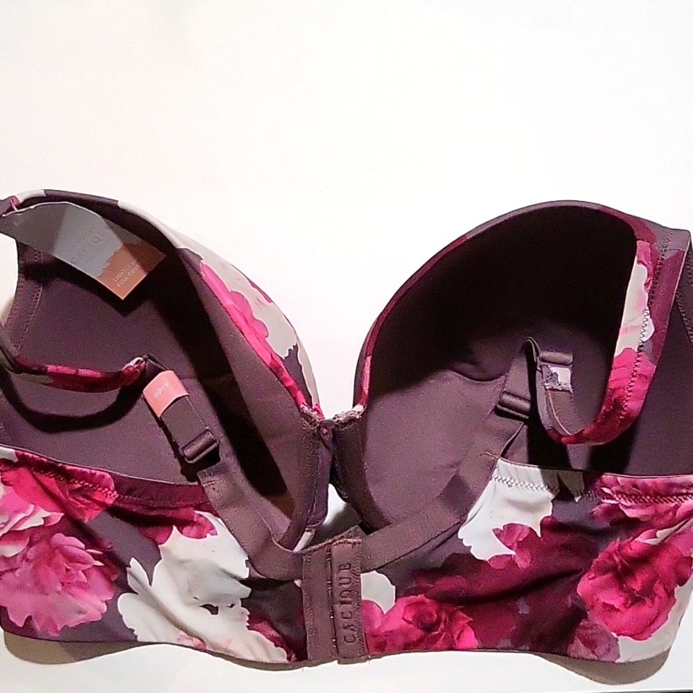 Lane Bryant Cacique Lightly Lined Full Coverage Bra Floral size 42DD New - Picture 5 of 6